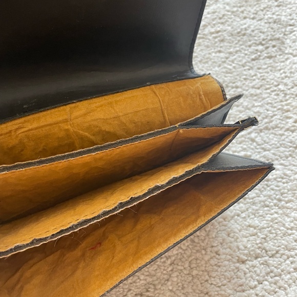 Vintage crocodile clutch - black - Picture 4 of 4